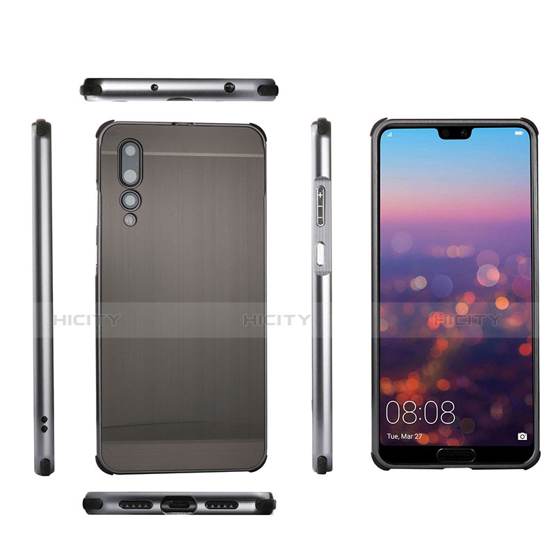 Coque Luxe Aluminum Metal Housse Etui A01 pour Huawei P20 Pro Plus