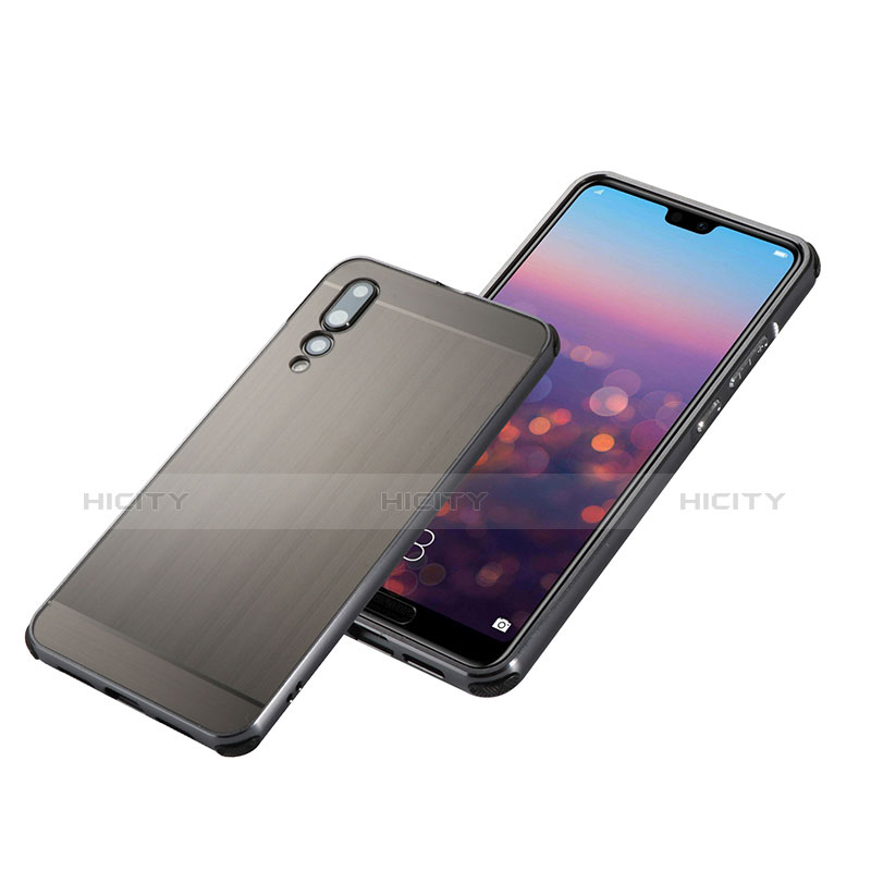 Coque Luxe Aluminum Metal Housse Etui A01 pour Huawei P20 Pro Plus