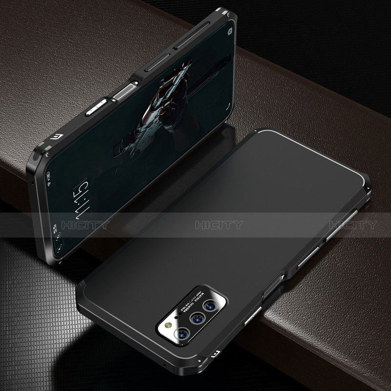 Coque Luxe Aluminum Metal Housse Etui M01 pour Huawei Honor V30 Pro 5G Noir Plus