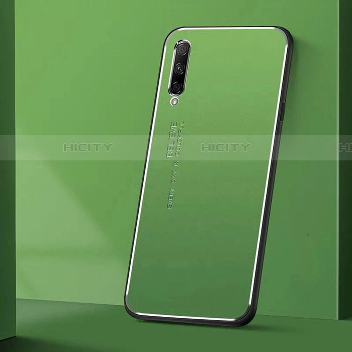 Coque Luxe Aluminum Metal Housse Etui M01 pour Huawei P Smart Pro (2019) Vert Plus