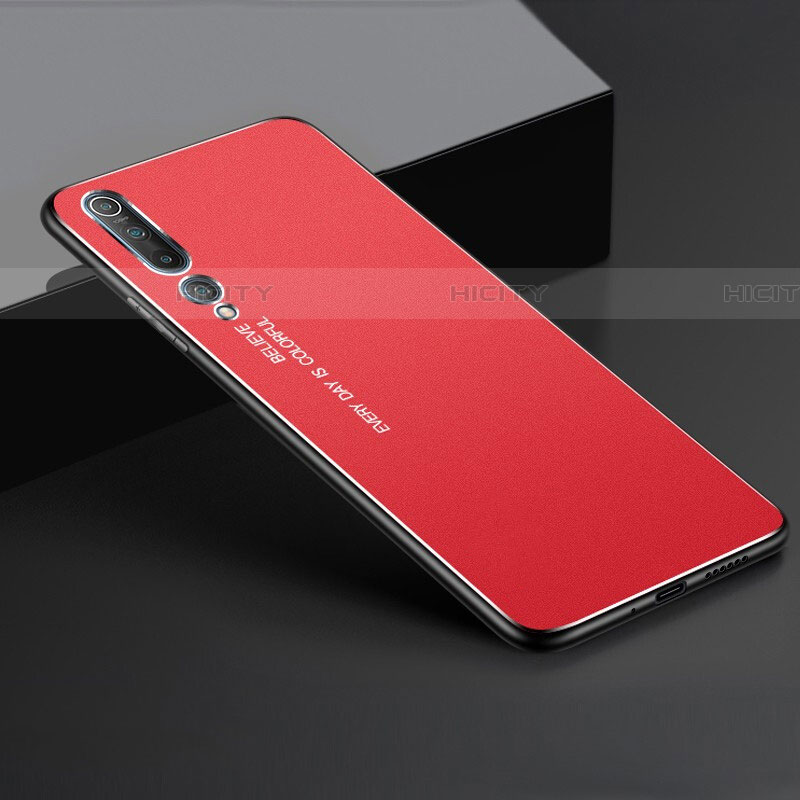 Coque Luxe Aluminum Metal Housse Etui M01 pour Xiaomi Mi 10 Rouge Plus