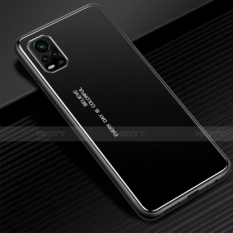 Coque Luxe Aluminum Metal Housse Etui M02 pour Vivo V20 Pro 5G Noir Plus