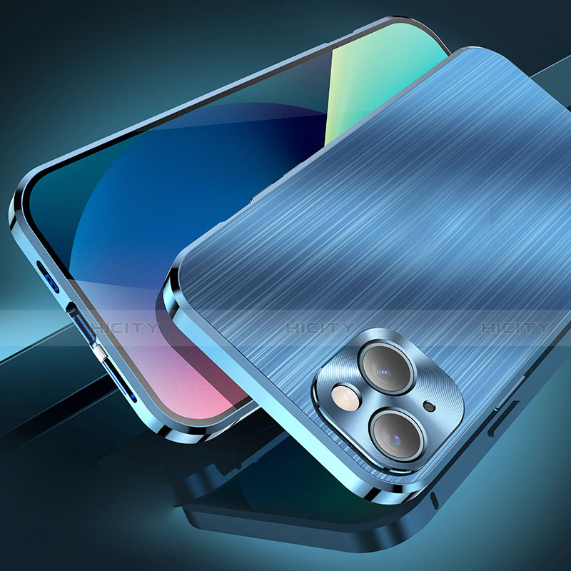 Coque Luxe Aluminum Metal Housse Etui M06 pour Apple iPhone 13 Mini Plus