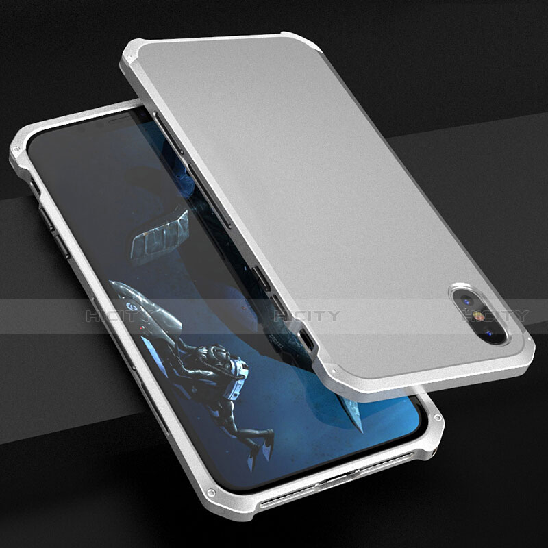 Coque Luxe Aluminum Metal Housse Etui pour Apple iPhone Xs Plus