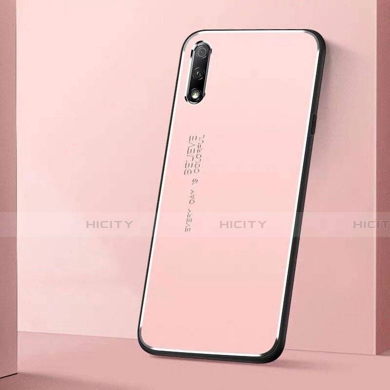 Coque Luxe Aluminum Metal Housse Etui pour Huawei Honor 9X Rose Plus