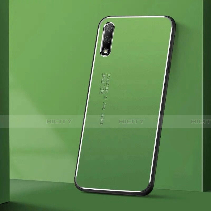 Coque Luxe Aluminum Metal Housse Etui pour Huawei Honor 9X Vert Plus