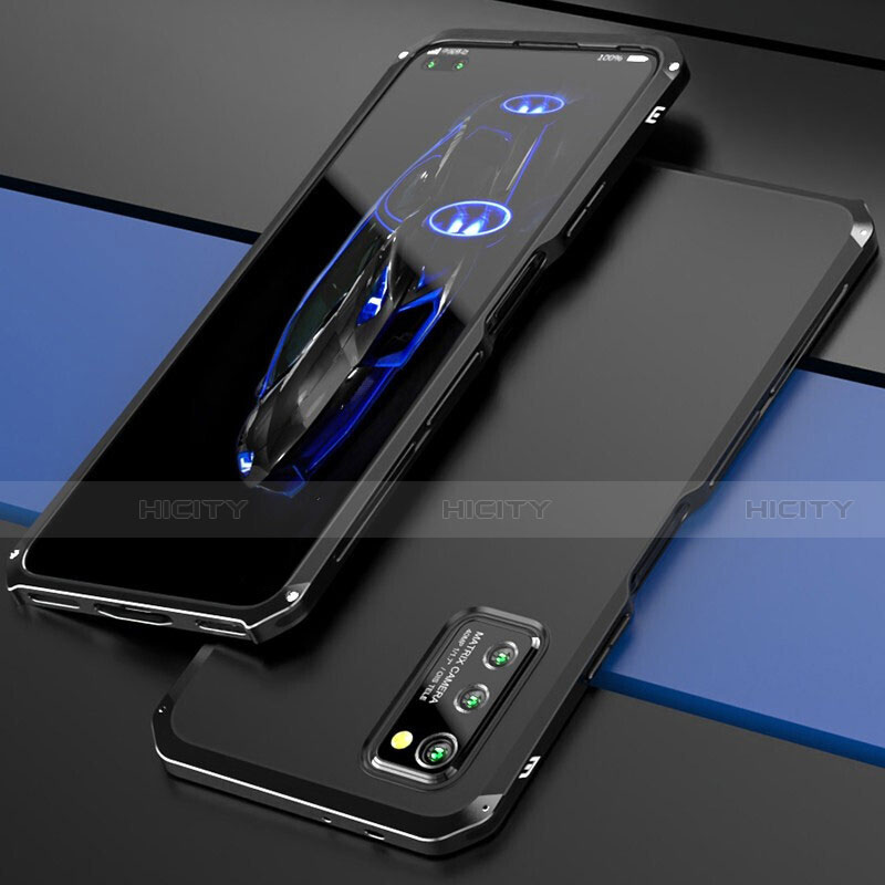 Coque Luxe Aluminum Metal Housse Etui pour Huawei Honor View 30 Pro 5G Noir Plus