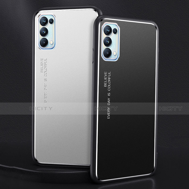 Coque Luxe Aluminum Metal Housse Etui pour Oppo Reno5 5G Plus