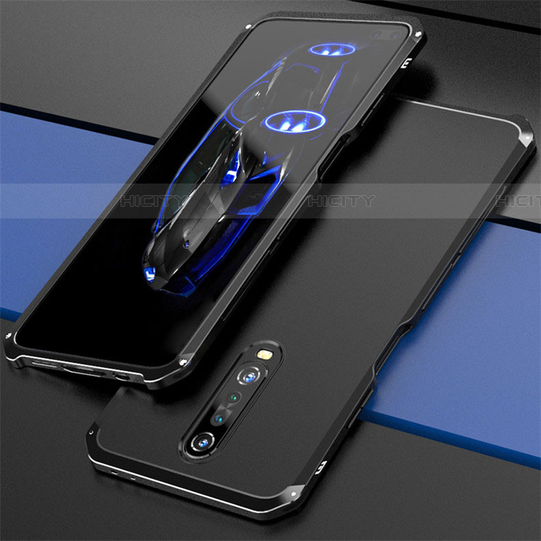 Coque Luxe Aluminum Metal Housse Etui pour Xiaomi Redmi K30i 5G Noir Plus