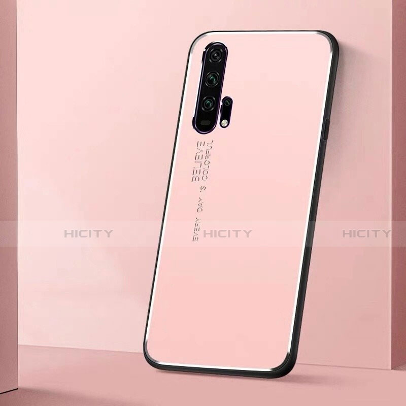 Coque Luxe Aluminum Metal Housse Etui T01 pour Huawei Honor 20 Pro Rose Plus