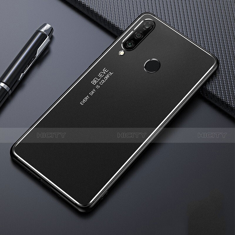 Coque Luxe Aluminum Metal Housse Etui T01 pour Huawei Nova 4e Noir Plus