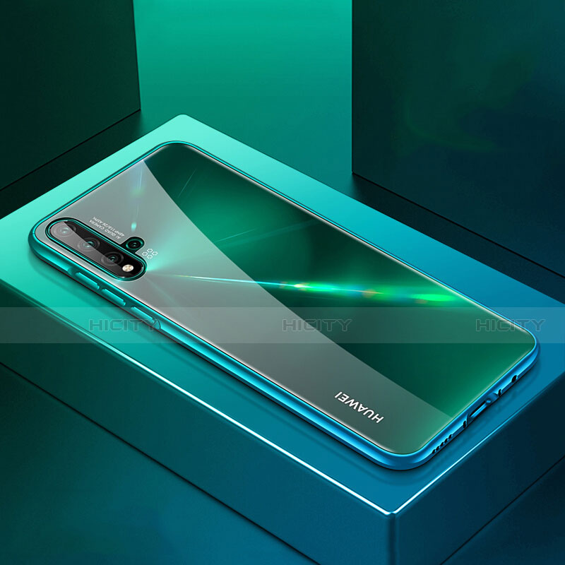 Coque Luxe Aluminum Metal Housse Etui T01 pour Huawei Nova 5 Cyan Plus