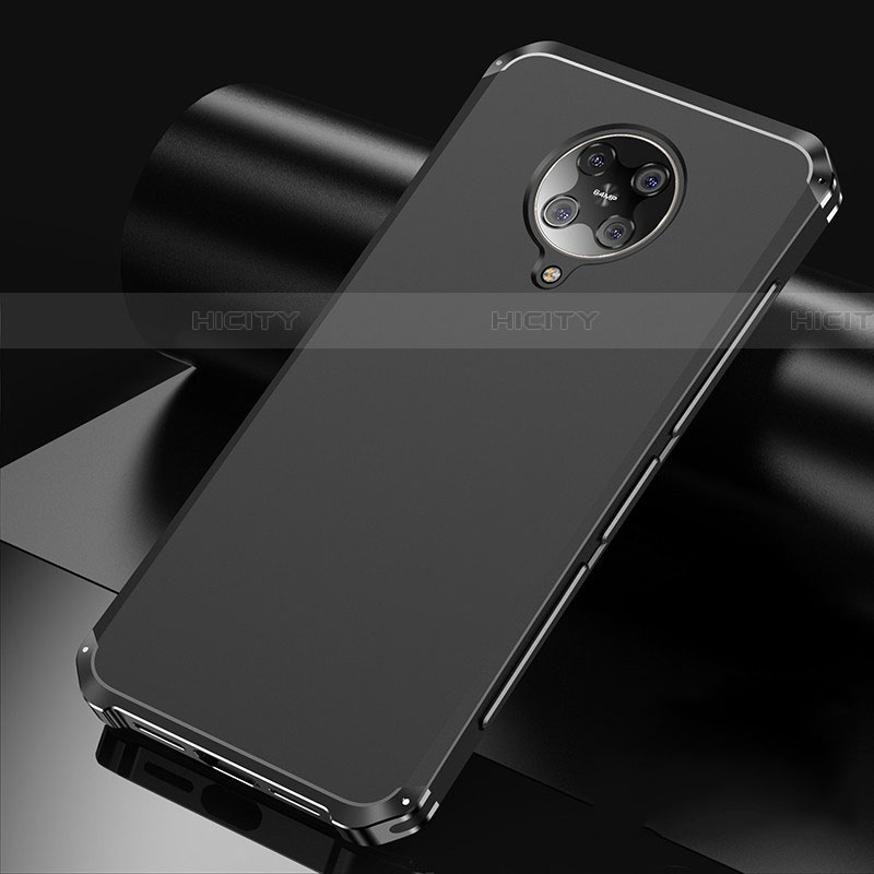 Coque Luxe Aluminum Metal Housse Etui T01 pour Xiaomi Poco F2 Pro Noir Plus