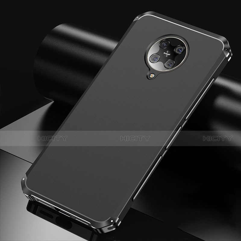 Coque Luxe Aluminum Metal Housse Etui T01 pour Xiaomi Redmi K30 Pro Zoom Noir Plus