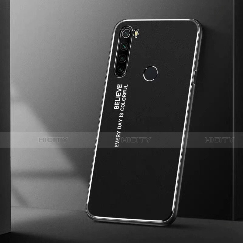 Coque Luxe Aluminum Metal Housse Etui T01 pour Xiaomi Redmi Note 8 Noir Plus