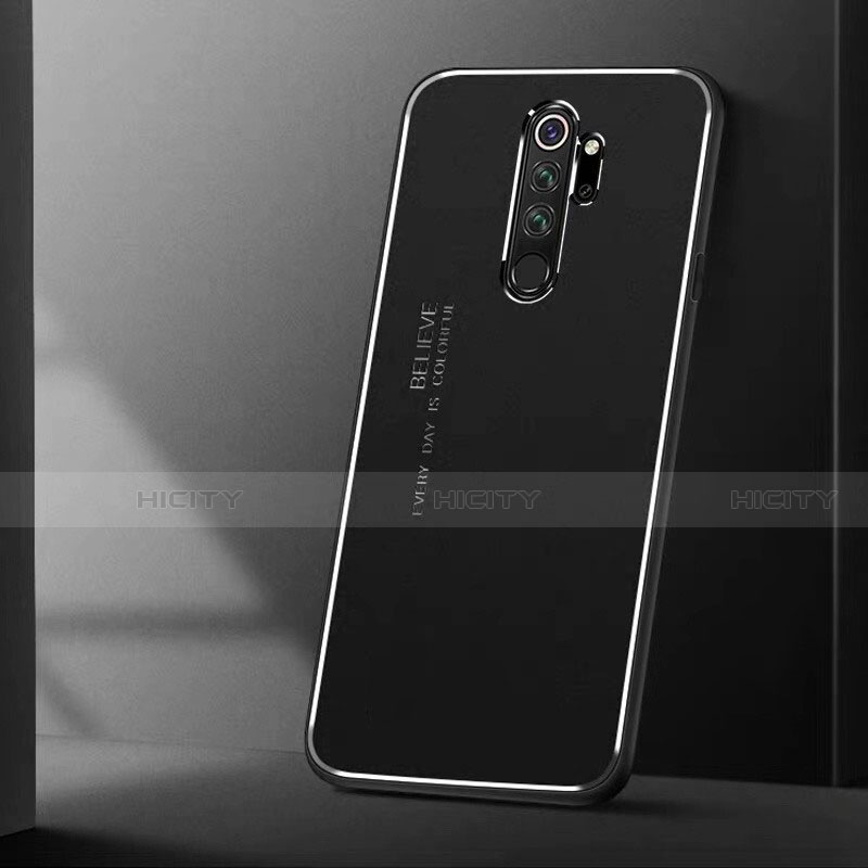 Coque Luxe Aluminum Metal Housse Etui T01 pour Xiaomi Redmi Note 8 Pro Noir Plus