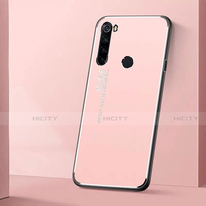 Coque Luxe Aluminum Metal Housse Etui T01 pour Xiaomi Redmi Note 8T Rose Plus