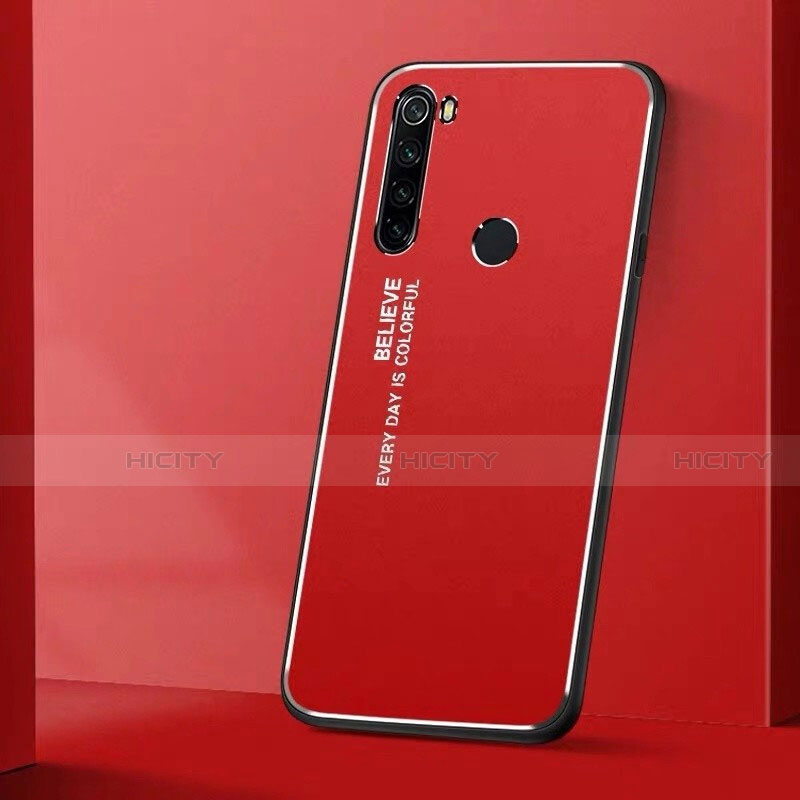 Coque Luxe Aluminum Metal Housse Etui T01 pour Xiaomi Redmi Note 8T Rouge Plus