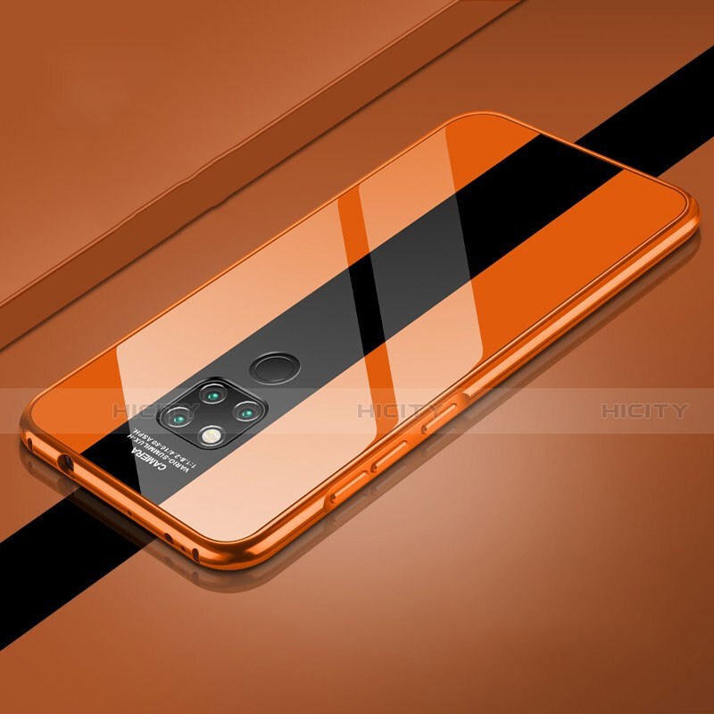 Coque Luxe Aluminum Metal Housse Etui T02 pour Huawei Mate 20 X 5G Orange Plus