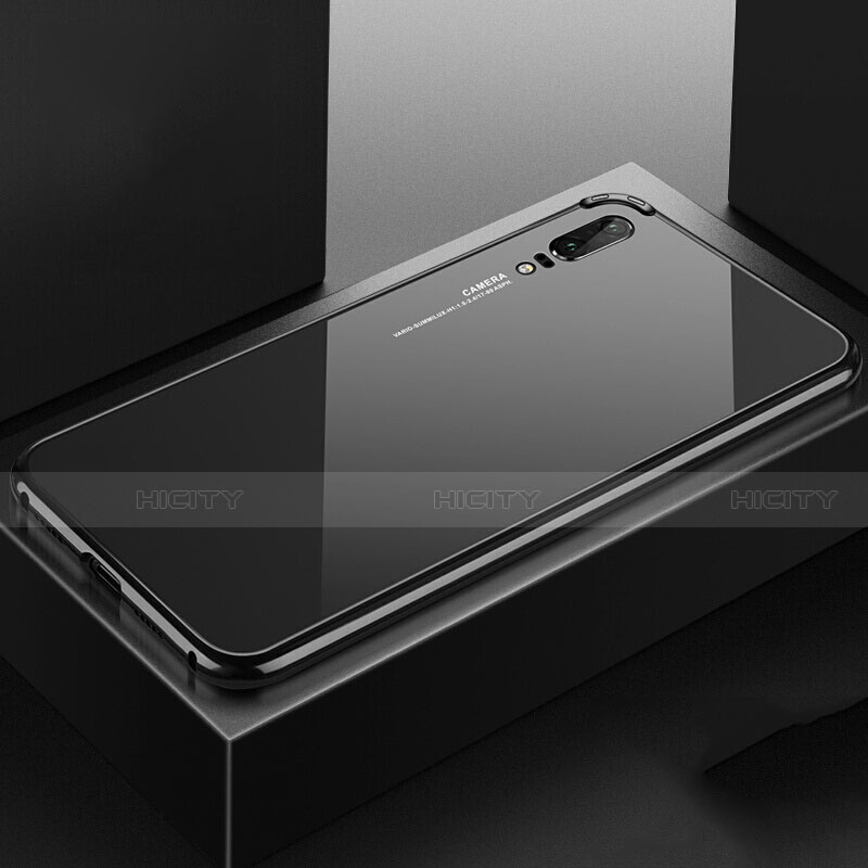 Coque Luxe Aluminum Metal Housse Etui T02 pour Huawei P20 Plus