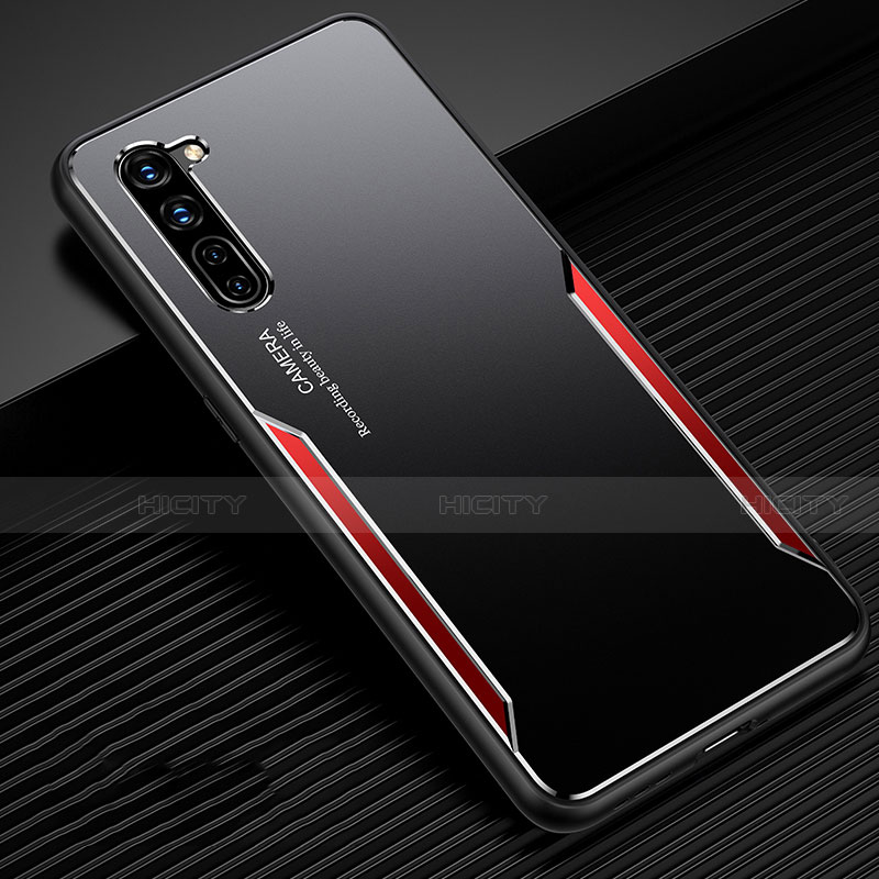 Coque Luxe Aluminum Metal Housse Etui T02 pour Oppo K7 5G Rouge Plus