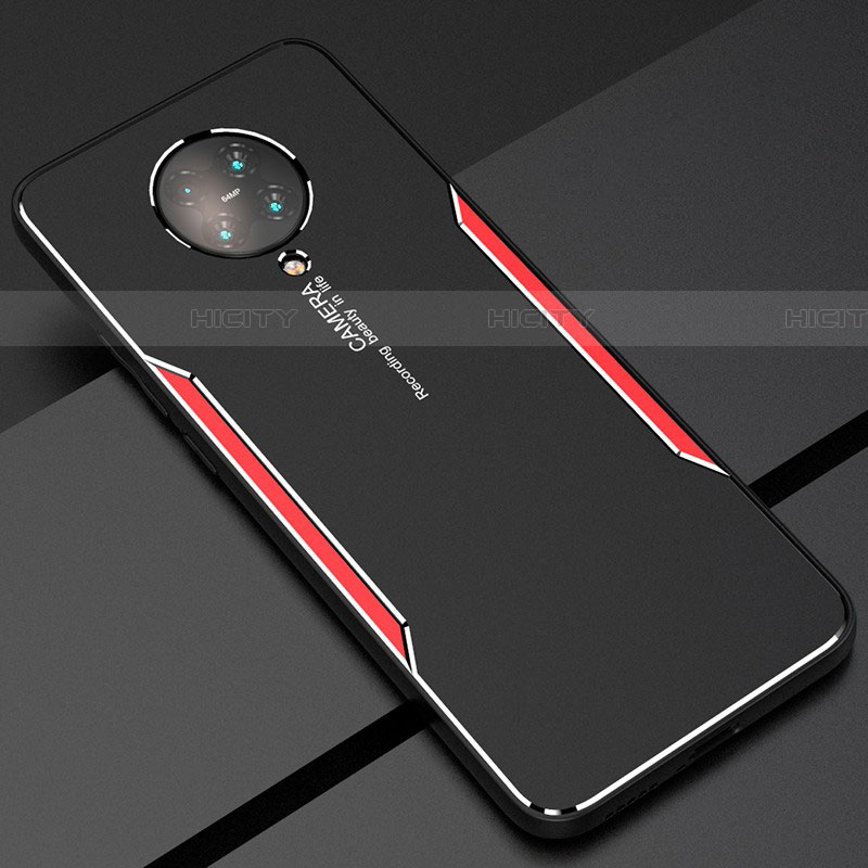 Coque Luxe Aluminum Metal Housse Etui T02 pour Xiaomi Poco F2 Pro Rouge Plus