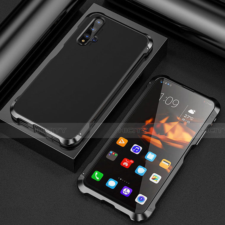 Coque Luxe Aluminum Metal Housse Etui T03 pour Huawei Honor 20 Noir Plus