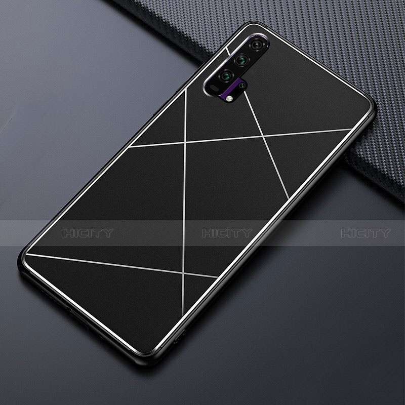 Coque Luxe Aluminum Metal Housse Etui T03 pour Huawei Honor 20 Pro Noir Plus