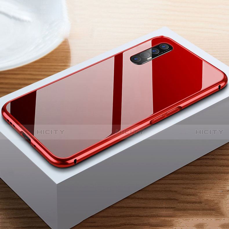 Coque Luxe Aluminum Metal Housse Etui T03 pour Oppo Reno3 Pro Plus