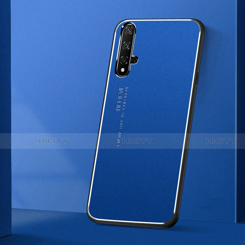 Coque Luxe Aluminum Metal Housse Etui T04 pour Huawei Honor 20 Bleu Plus