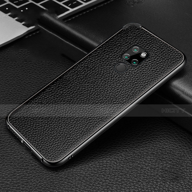 Coque Luxe Aluminum Metal Housse Etui T04 pour Huawei Mate 20 Noir Plus