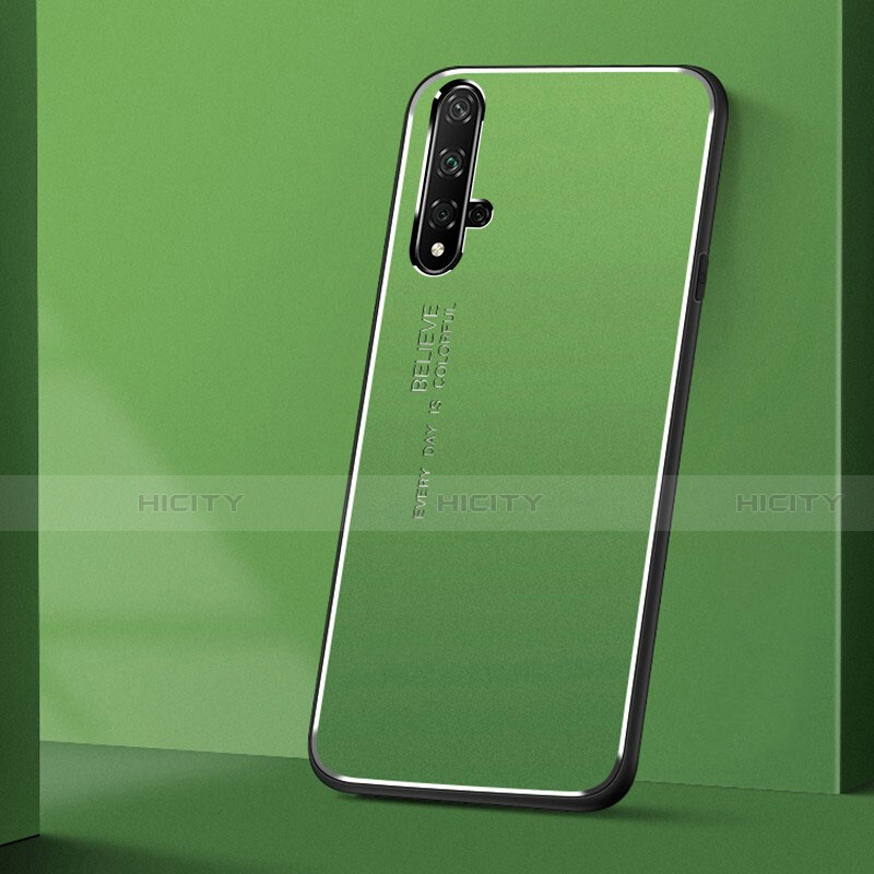 Coque Luxe Aluminum Metal Housse Etui T04 pour Huawei Nova 5T Vert Plus