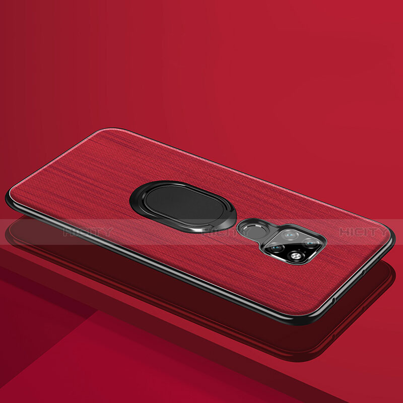 Coque Luxe Aluminum Metal Housse Etui T09 pour Huawei Mate 20 X 5G Rouge Plus