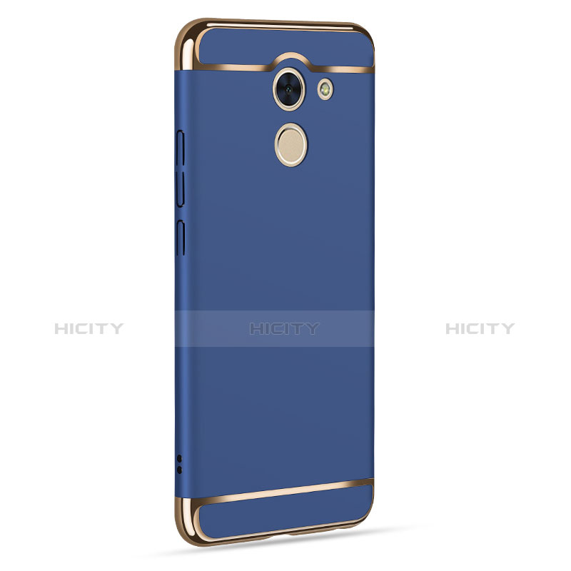 Coque Luxe Aluminum Metal pour Huawei Y7 Prime Bleu Plus