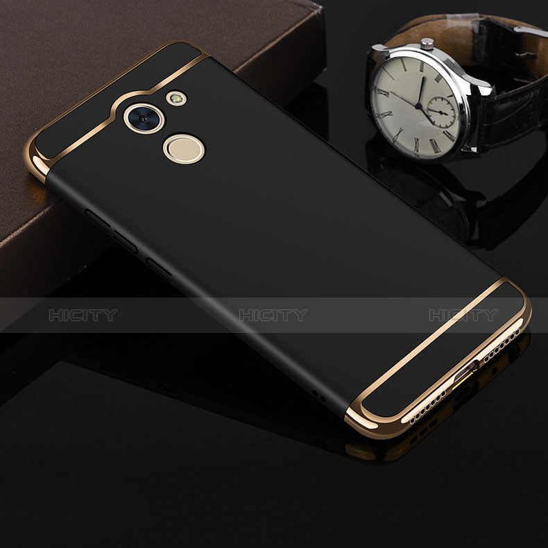 Coque Luxe Aluminum Metal pour Huawei Y7 Prime Noir Plus