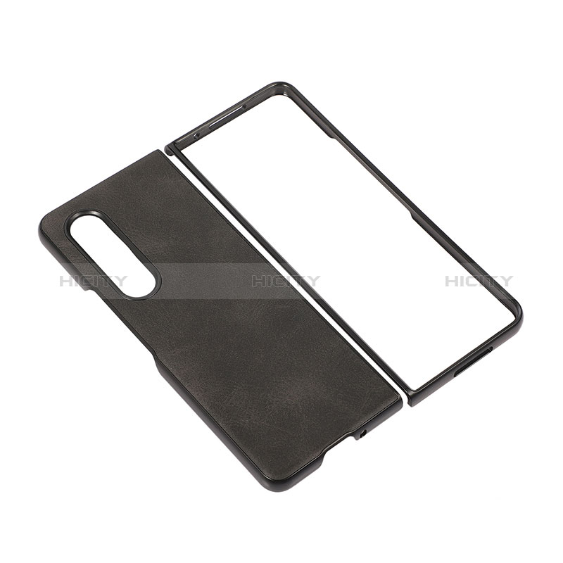 Coque Luxe Cuir et Plastique Housse Etui Mat B01 pour Samsung Galaxy Z Fold3 5G Plus