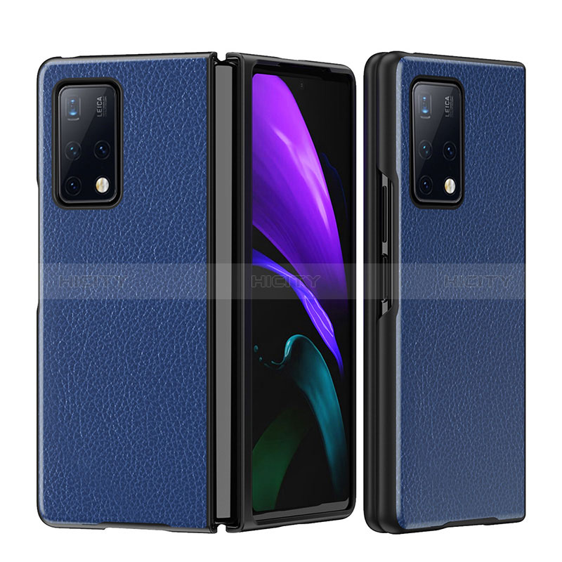 Coque Luxe Cuir et Plastique Housse Etui Mat B02H pour Huawei Mate X2 Plus