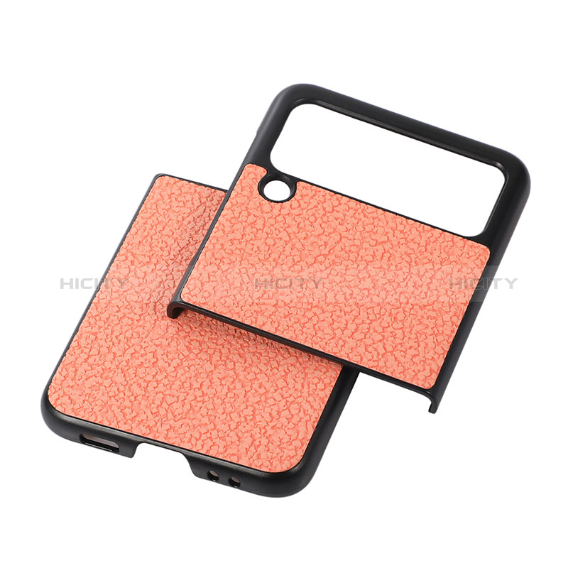 Coque Luxe Cuir et Plastique Housse Etui Mat B03 pour Samsung Galaxy Z Flip3 5G Plus