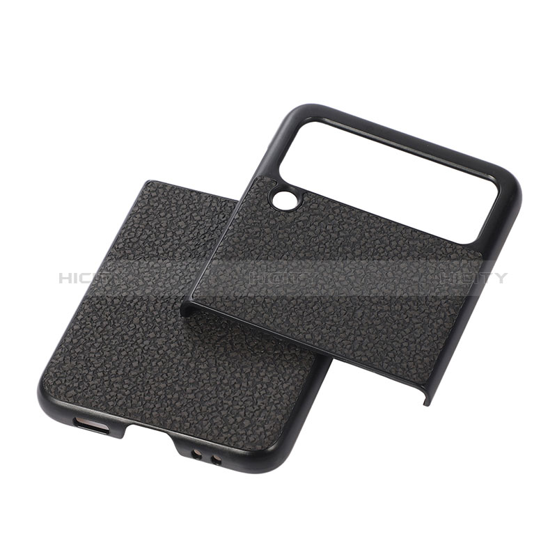 Coque Luxe Cuir et Plastique Housse Etui Mat B03 pour Samsung Galaxy Z Flip3 5G Plus