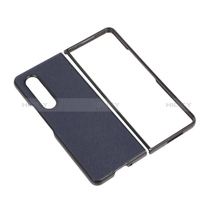 Coque Luxe Cuir et Plastique Housse Etui Mat B03 pour Samsung Galaxy Z Fold3 5G Plus