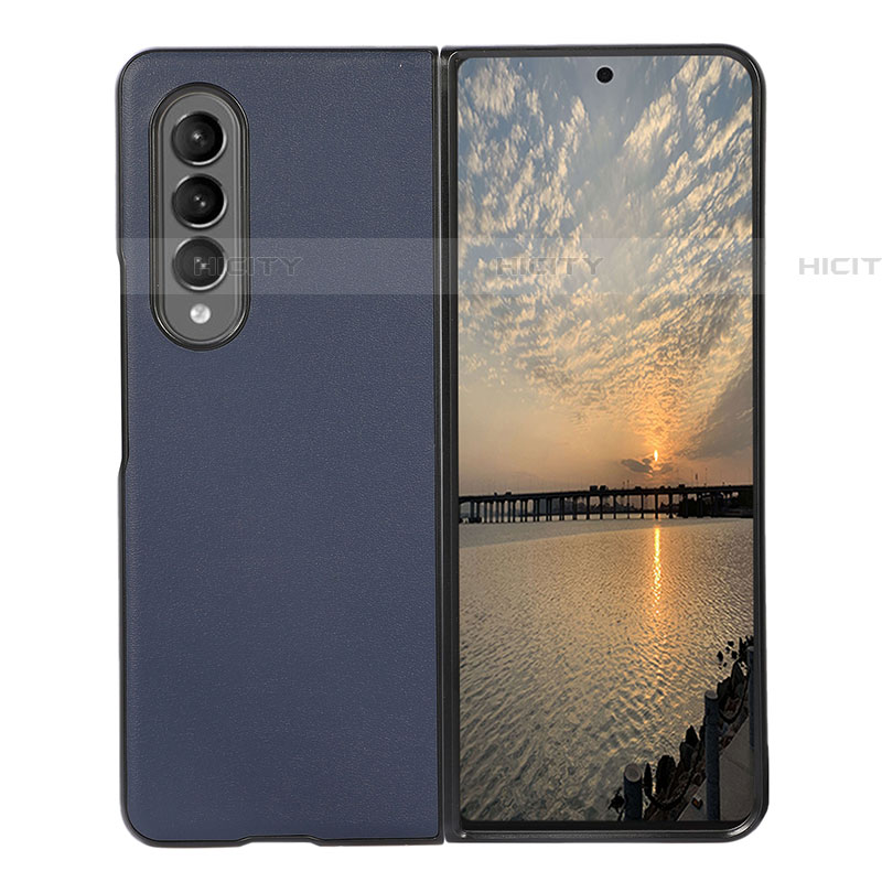 Coque Luxe Cuir et Plastique Housse Etui Mat B04 pour Samsung Galaxy Z Fold4 5G Plus