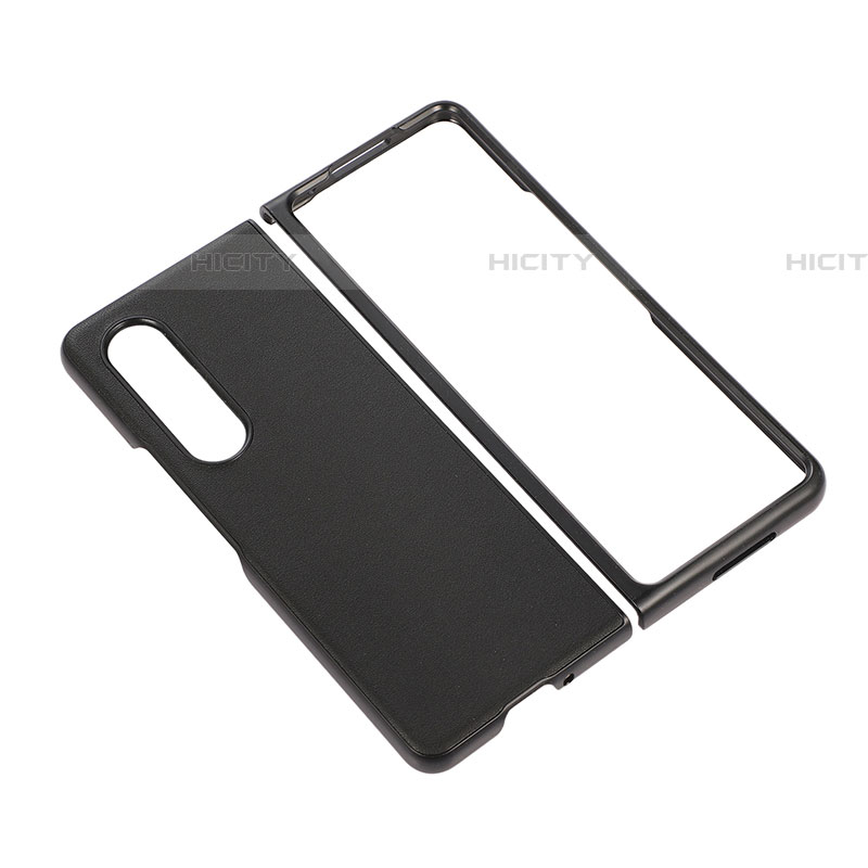 Coque Luxe Cuir et Plastique Housse Etui Mat B04 pour Samsung Galaxy Z Fold4 5G Plus