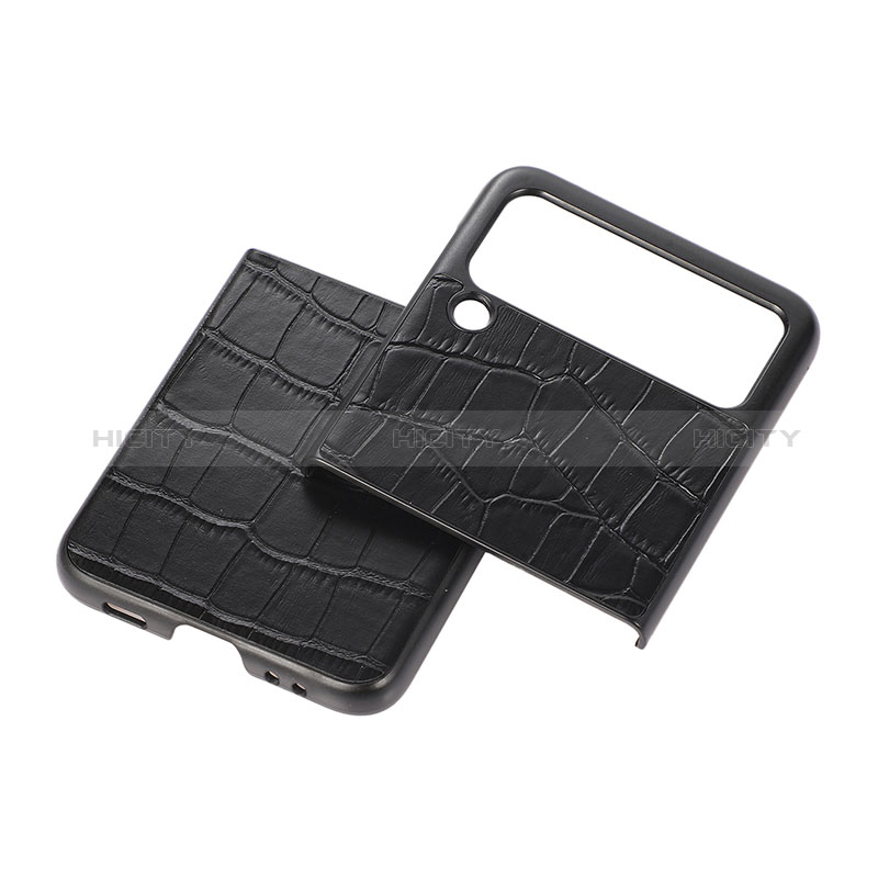 Coque Luxe Cuir et Plastique Housse Etui Mat B05 pour Samsung Galaxy Z Flip3 5G Plus