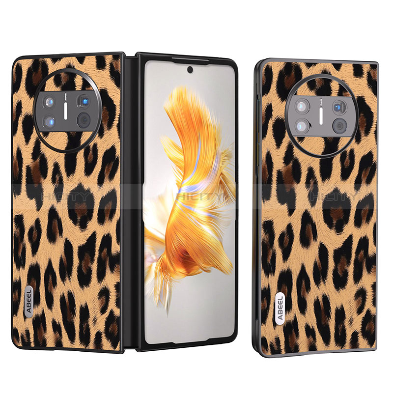 Coque Luxe Cuir et Plastique Housse Etui Mat B05H pour Huawei Mate X5 Plus