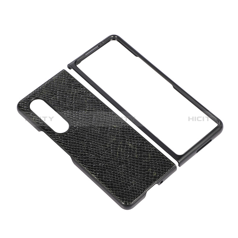 Coque Luxe Cuir et Plastique Housse Etui Mat B06 pour Samsung Galaxy Z Fold3 5G Plus