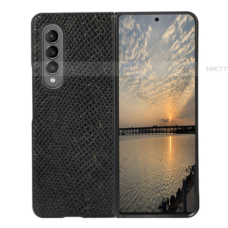 Coque Luxe Cuir et Plastique Housse Etui Mat B06 pour Samsung Galaxy Z Fold4 5G Plus