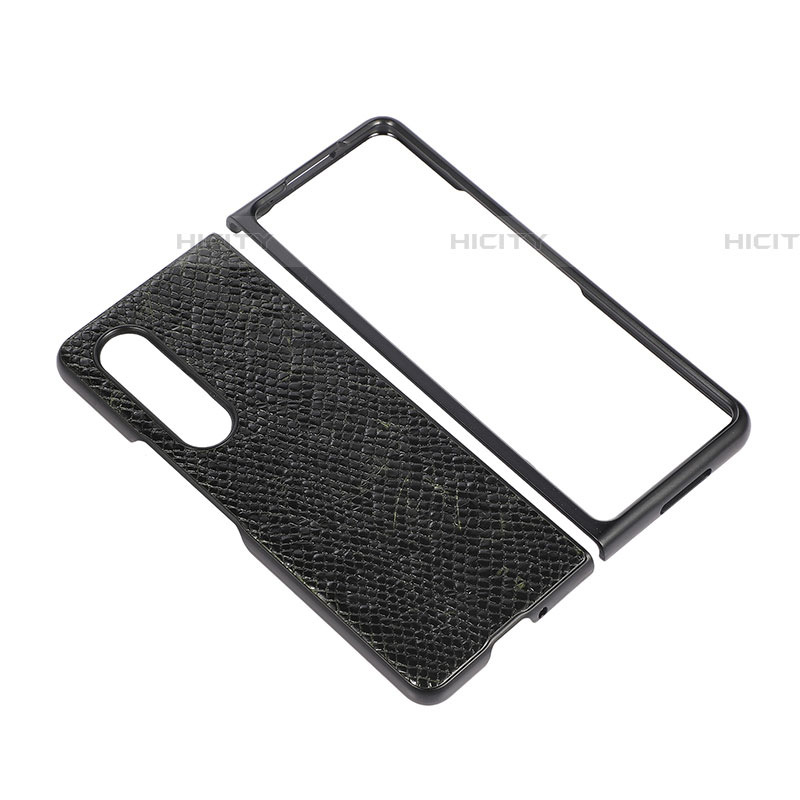 Coque Luxe Cuir et Plastique Housse Etui Mat B06 pour Samsung Galaxy Z Fold4 5G Plus