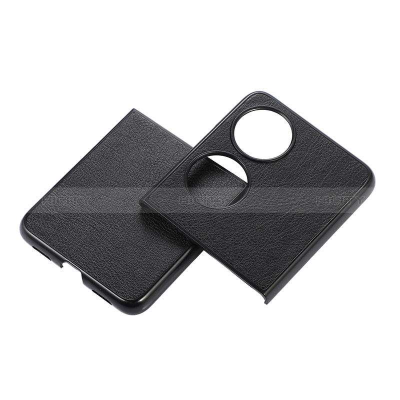 Coque Luxe Cuir et Plastique Housse Etui Mat B06H pour Huawei P60 Pocket Plus