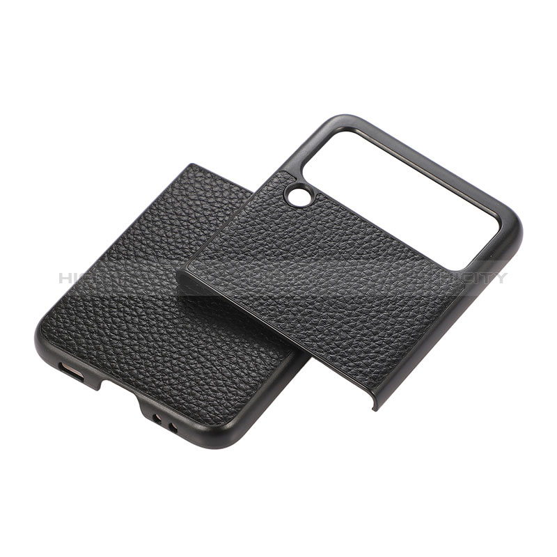 Coque Luxe Cuir et Plastique Housse Etui Mat B07 pour Samsung Galaxy Z Flip3 5G Plus