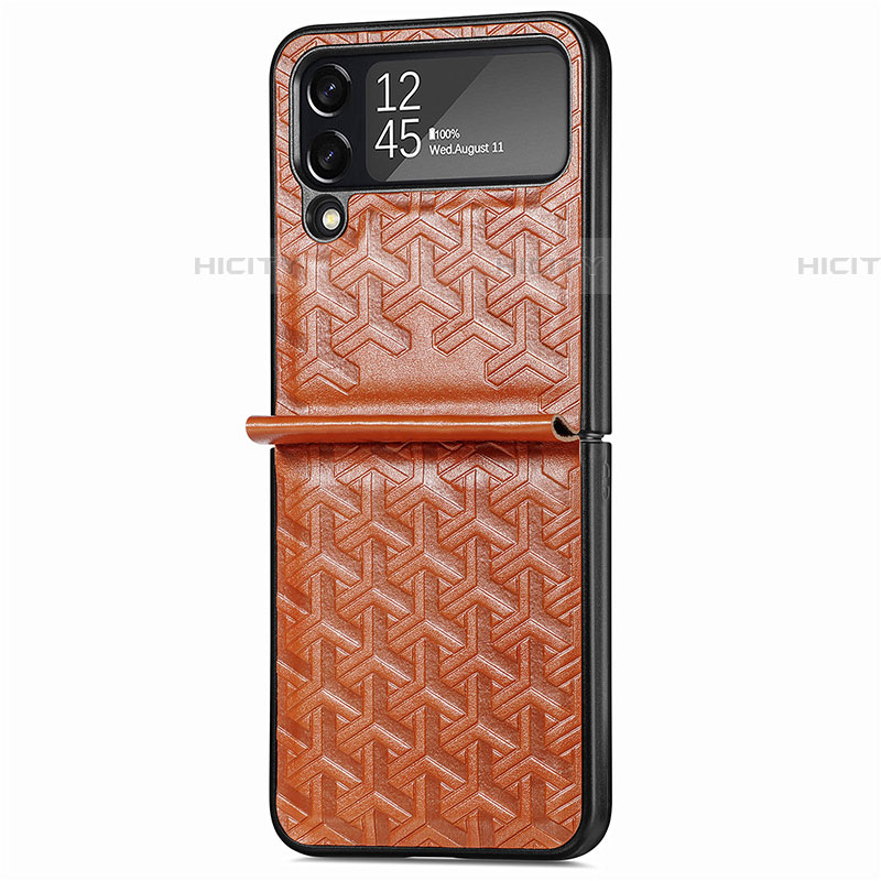 Coque Luxe Cuir et Plastique Housse Etui Mat B07 pour Samsung Galaxy Z Flip4 5G Plus